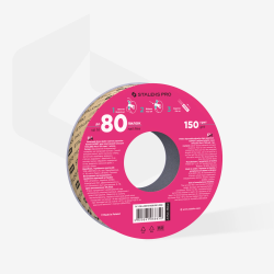Weißes Einweg-Schleifband PapmAm EXPERT (Ohne Plastikabrolle) 150 grit Staleks