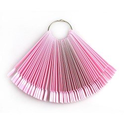 Display Farbmuster :  50 Stück Tips mit Ring Pink Andere