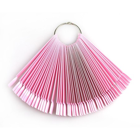 Display Farbmuster :  50 Stück Tips mit Ring Pink Andere