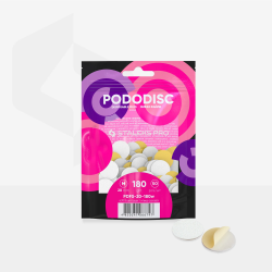 Weiße Einwegfeilen Für Pedikürescheibe Soft PODODISC STALEKS PRO M (50 Stück) 180 grit Staleks