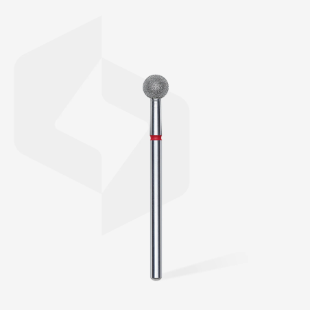 Diamantfräser Kugel Rot, Durchmesser 5 Mm Staleks
