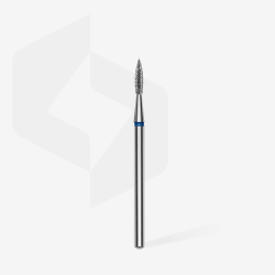 Diamantfräser Spitze Flamme Blau EXPERT Kopfdurchmesser 1,8 Mm / Arbeitsteil 8 Mm Staleks