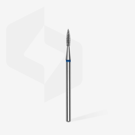 Diamantfräser Spitze Flamme Blau EXPERT Kopfdurchmesser 1,8 Mm / Arbeitsteil 8 Mm Staleks