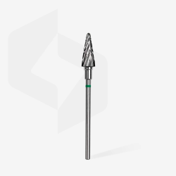 Hartmetallfräser Kegel, Grün, Durchmesser 6 Mm / Arbeitsbereich 14 Mm Staleks