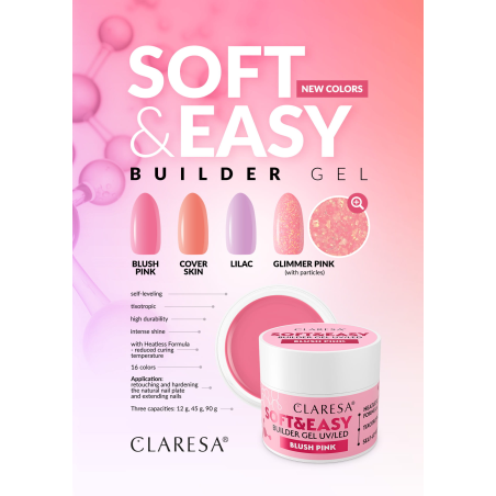 Builder Gel Soft&Easy Skin cover 45g Claresa