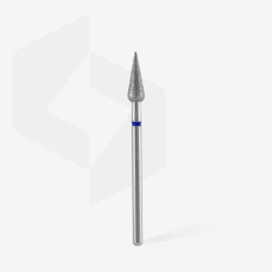 Diamantfräser Spitzbirne Blau, Durchmesser 4 Mm / Arbeitsteil 12 Mm