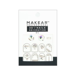 3D Nails Decoration Sticker 01 Makear
