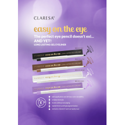 Easy On The Eye Gel Eye Pencil 01 Black Tulip 0,3 g Claresa