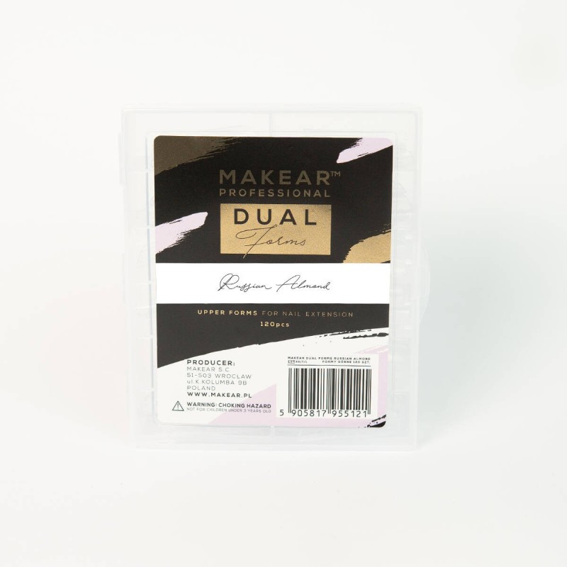 Dual Tips Nagelform  für Acrylgel und Gel 120 St. Russian Almond Makear