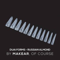 Dual Tips Nagelform  für Acrylgel und Gel 120 St. Russian Almond Makear