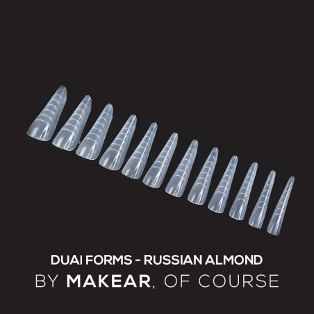 Dual Tips Nagelform  für Acrylgel und Gel 120 St. Russian Almond Makear