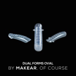 Dual Tips Nagelform  für Acrylgel und Gel 120 St. Oval Makear
