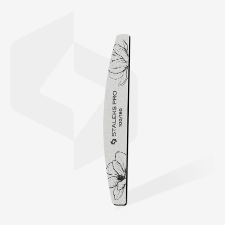 Mineral Nagelfeile Halbmond EXPERT 40 (25 Stück) 100/180 grit Staleks