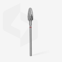 Hartmetallfräser Mais rot, Durchmesser 6 mm / Arbeitsteil 14 mm Staleks