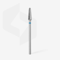 Hartmetallfräser Kegelstumpf blau, Durchmesser 4 mm / Arbeitsteil 13 mm Staleks