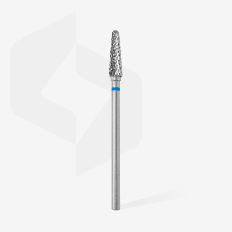 Hartmetallfräser Kegelstumpf blau, Durchmesser 4 mm / Arbeitsteil 13 mm Staleks
