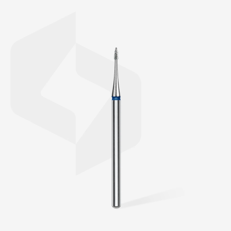 Diamantfräser Flamme mini blau EXPERT Kopfdurchmesser 1 mm / Arbeitsteil 3 mm Staleks