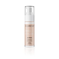 KEEP IT NUDE! 103 COOL MEDIUM Moisturizing Cream-Foundation Evening Out Skin Tone 34g Claresa