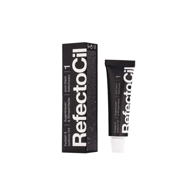 Augenbrauen und Wimpernfarbe Nr. 1.0 Schwarz 15 ml RefectoCil