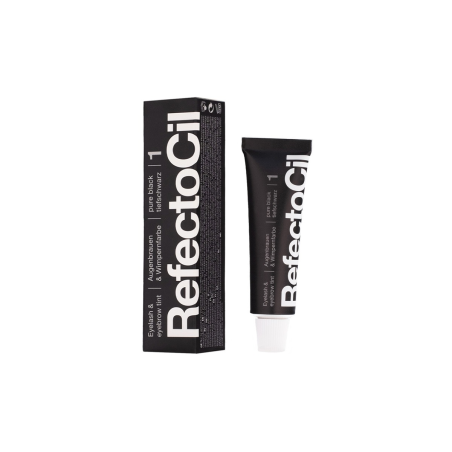 Augenbrauen und Wimpernfarbe Nr. 1.0 Schwarz 15 ml RefectoCil