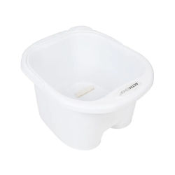 Fußbadewanne-Schüssel mit Massagerollen weiß