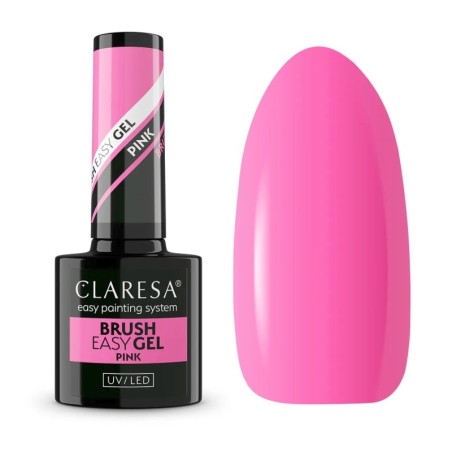 Brush Easy Gel Pink - 5ml Claresa