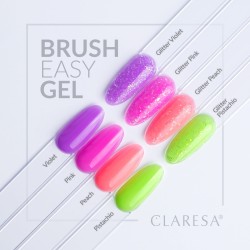 Brush Easy Gel Glitter Pink - 5ml Claresa