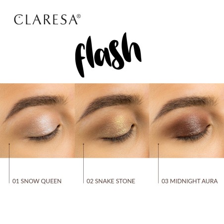 Funkelnder Lidschatten FLASH 02 Snake Stone 3g Claresa
