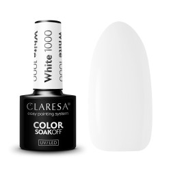 1000 White UV Nagellack 5 ml Claresa