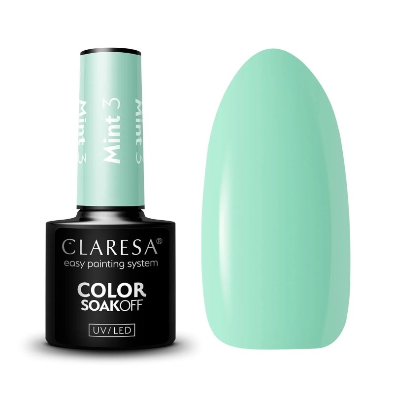 3 Mint UV Nagellack 5 ml Claresa