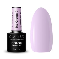6 Ice Cream UV Nagellack 5 ml Claresa