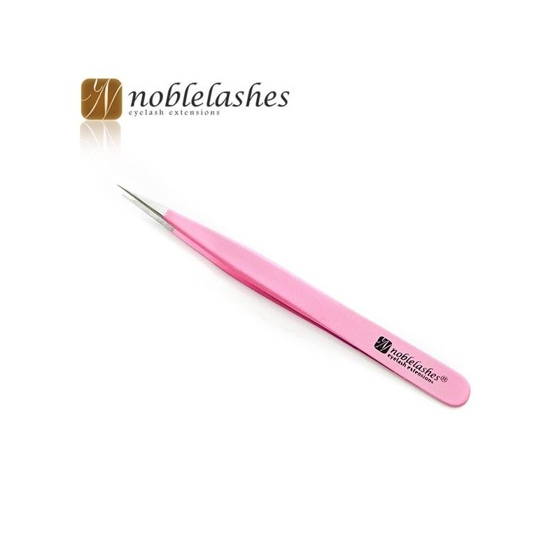 Gerade Pinzette mit einer Gummischicht NobleLashes