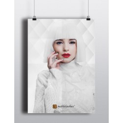 Poster Noble Lashes A3  All White NobleLashes
