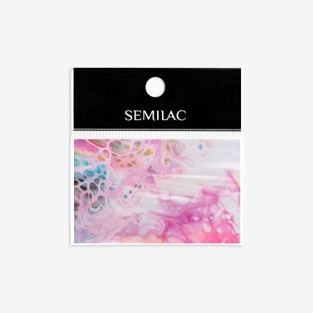08 Transfer Nagelfolie  Rainbow Marble Semilac