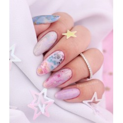 07 Transfer Nagelfolie  Blue Marble Semilac