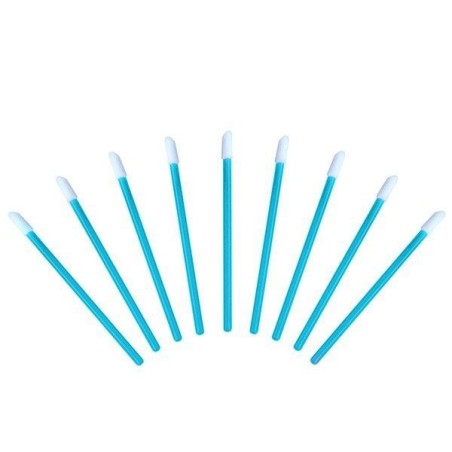 Fusselfreie Veloursapplikatoren 100 Stk. türkis NobleLashes