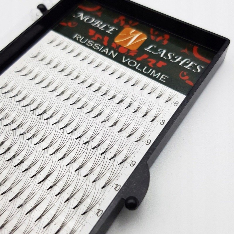 Russian Volume  Wimpernfächer 2D  D Curl NobleLashes