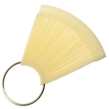 Display Farbmuster :  50 Stück Tips mit Ring , Milchfarbe AbaGroup