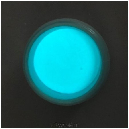 01 weißes Pigment, das im Dunkeln leuchtet   BLAU