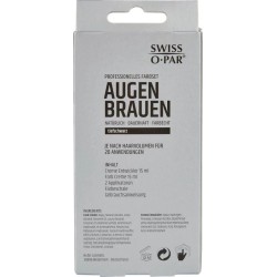 Augenbrauenfarbe Tiefschwarz 2x15ml SwissOpar