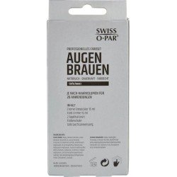 Augenbrauenfarbe Tiefschwarz 2x15ml SwissOpar