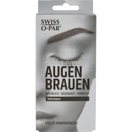 Augenbrauenfarbe Tiefschwarz 2x15ml SwissOpar