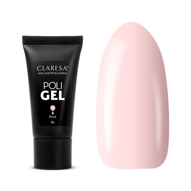 Poli Gel Pink 30g Claresa