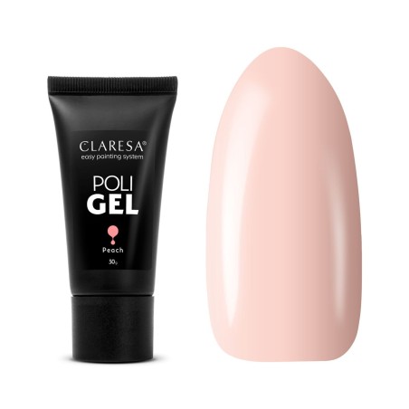 Poli Gel Peach 30g Claresa