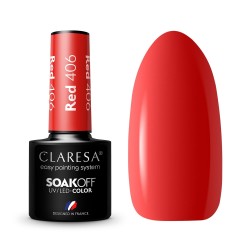 406 RED UV Nagellack 5 ml Claresa