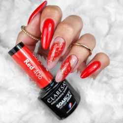 406 RED UV Nagellack 5 ml Claresa