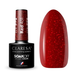 431 RED UV Nagellack 5 ml Claresa