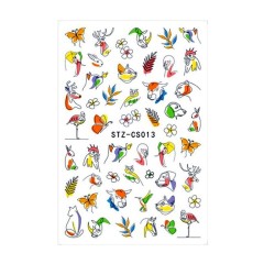Nagel Sticker Abstrakt Tiere STZ-CS013 Andere
