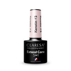 3 Keratin UV Nagellack Extend 5in1 5ml Claresa