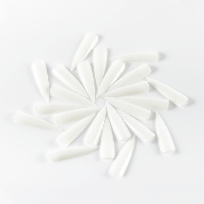 Display Farbmuster: 24 Stück Tips, Spitz, Milchfarbe Andere